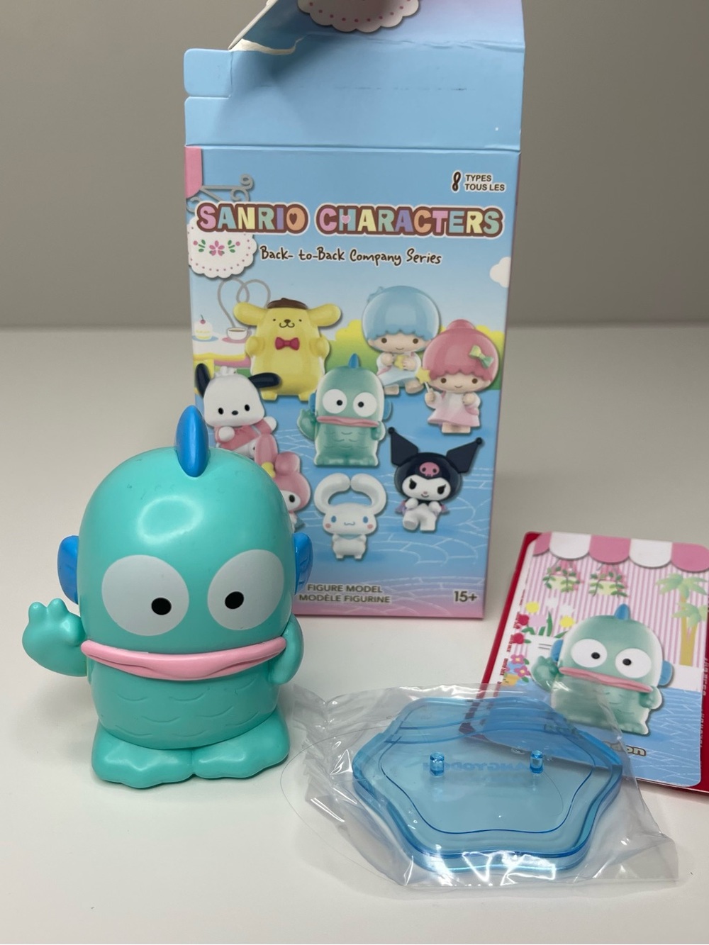 Sanrio Characters Hangyodon Back-to-Back Company Series Blind Box Figure